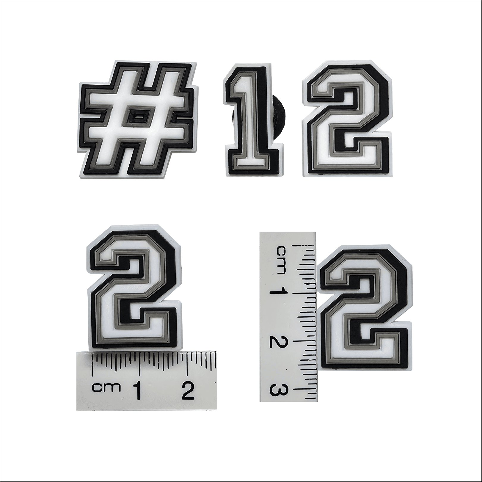 Hockey Number Shoe Accessories - Image 3