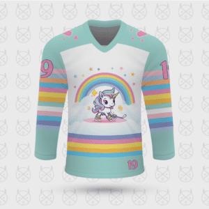 Rainbow Unicorn Jersey (available in both short and long sleeved)
